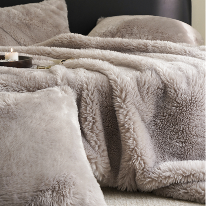 Couverture polaire double face unie
