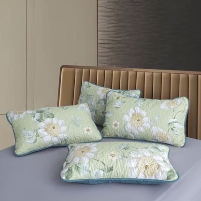 Ensemble de housse de couette matelassée florale Refresh (3 pièces)