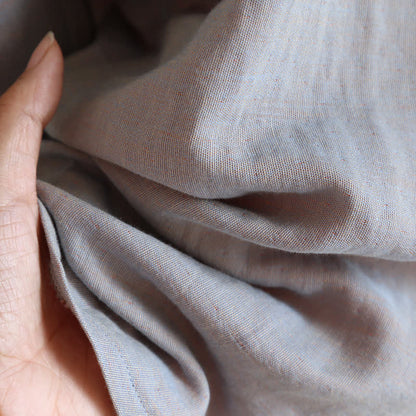 Ensemble pyjama en gaze de coton double épaisseur avec motif à blocs de couleurs