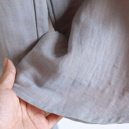 Ensemble pyjama en gaze de coton double épaisseur avec motif à blocs de couleurs