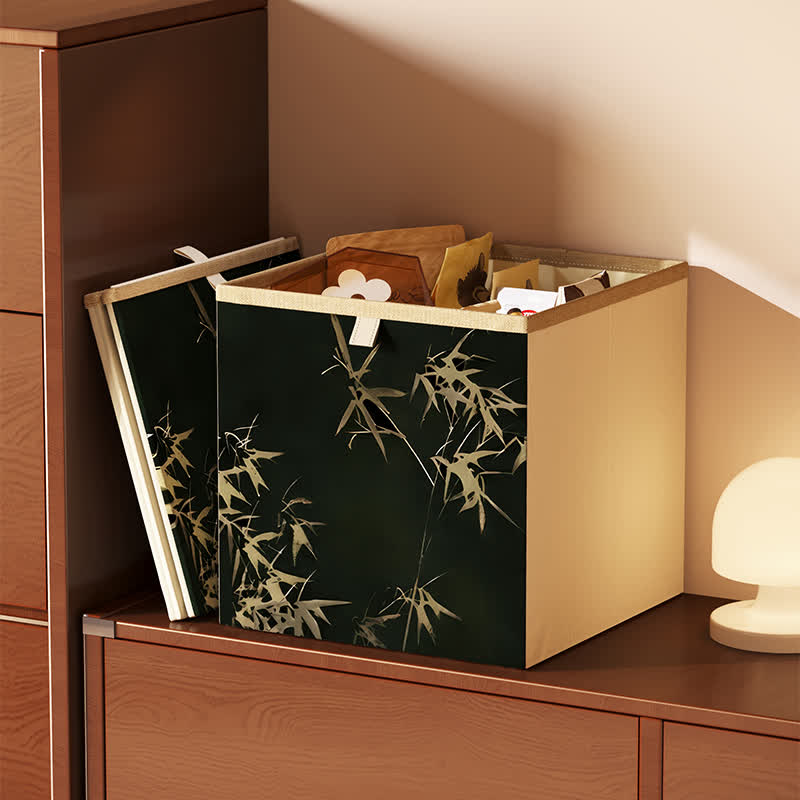 Organiseur cube pliable en tissu Oxford vintage