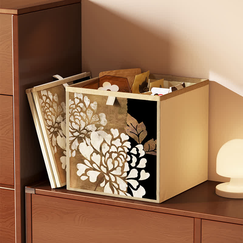 Organiseur cube pliable en tissu Oxford vintage