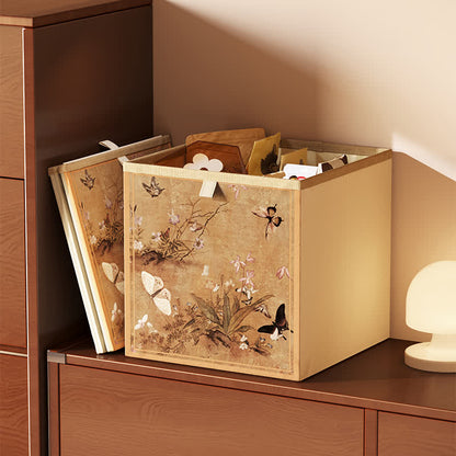Organiseur cube pliable en tissu Oxford vintage