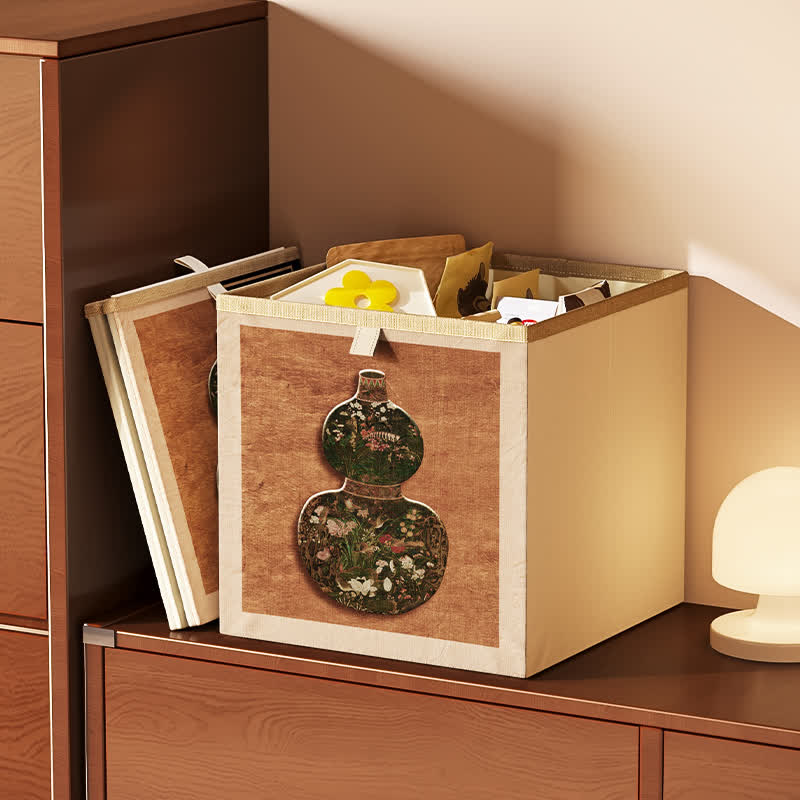 Organiseur cube pliable en tissu Oxford vintage