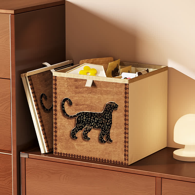 Organiseur cube pliable en tissu Oxford vintage