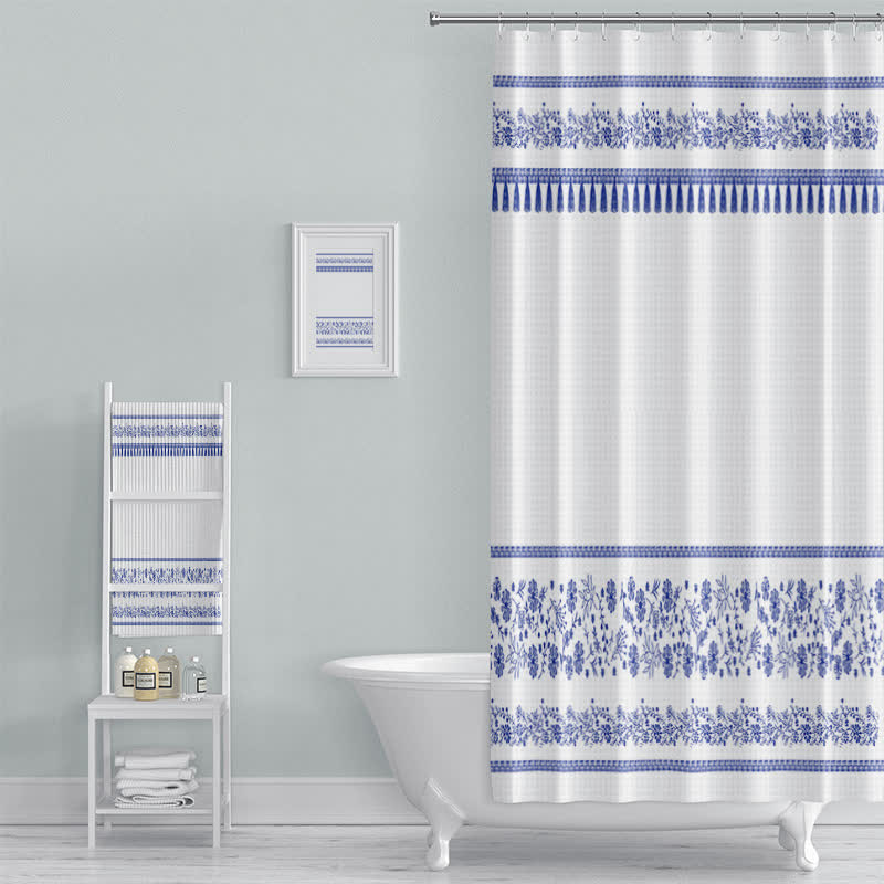 Rideau de douche tendance, lavable et imperméable