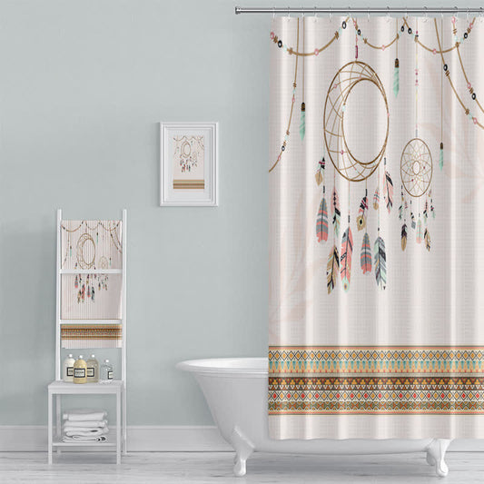 Rideau de douche tendance, lavable et imperméable