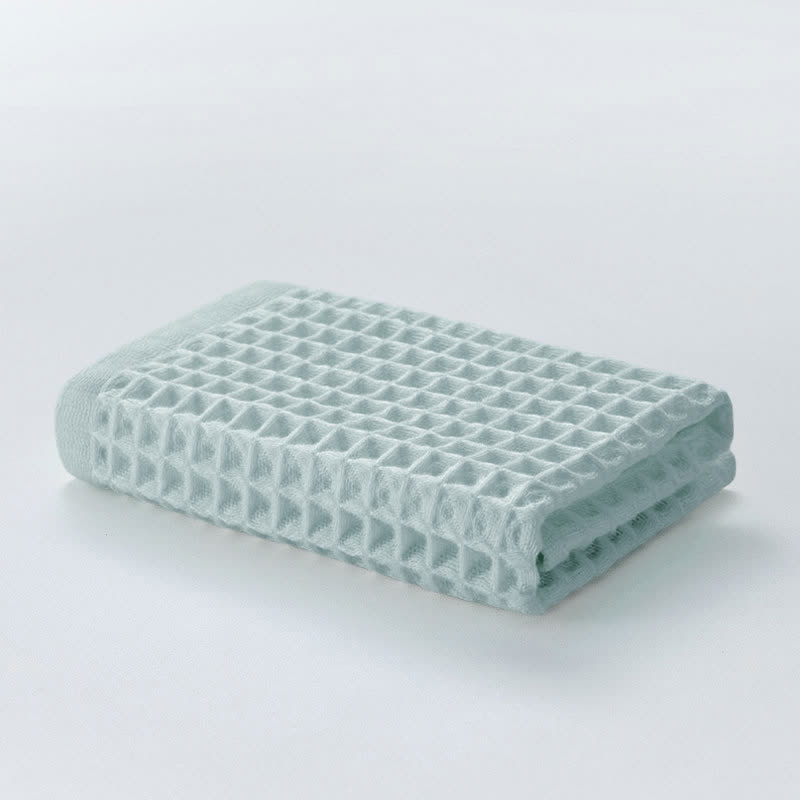 Serviettes en coton gaufré unies Ownkoti (lot de 6)