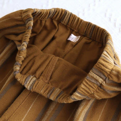 Ensemble pyjama rayé en coton brossé - image 7