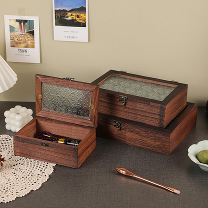 Coffret à bijoux en bois pour la table