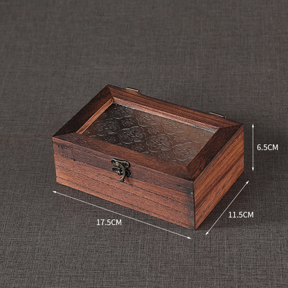 Coffret à bijoux en bois pour la table