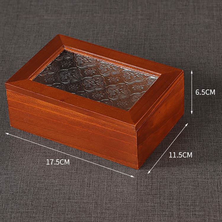 Coffret à bijoux en bois pour la table