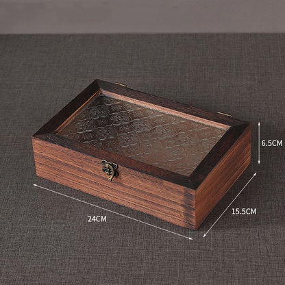 Coffret à bijoux en bois pour la table