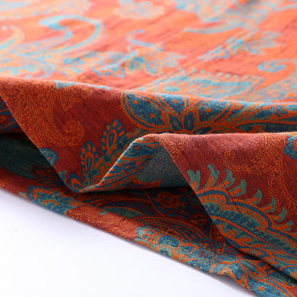 Peignoir à séchage rapide en gaze de coton jacquard de style rétro