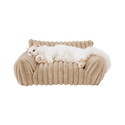 Canapé-lit luxueux et moelleux pour animaux de compagnie