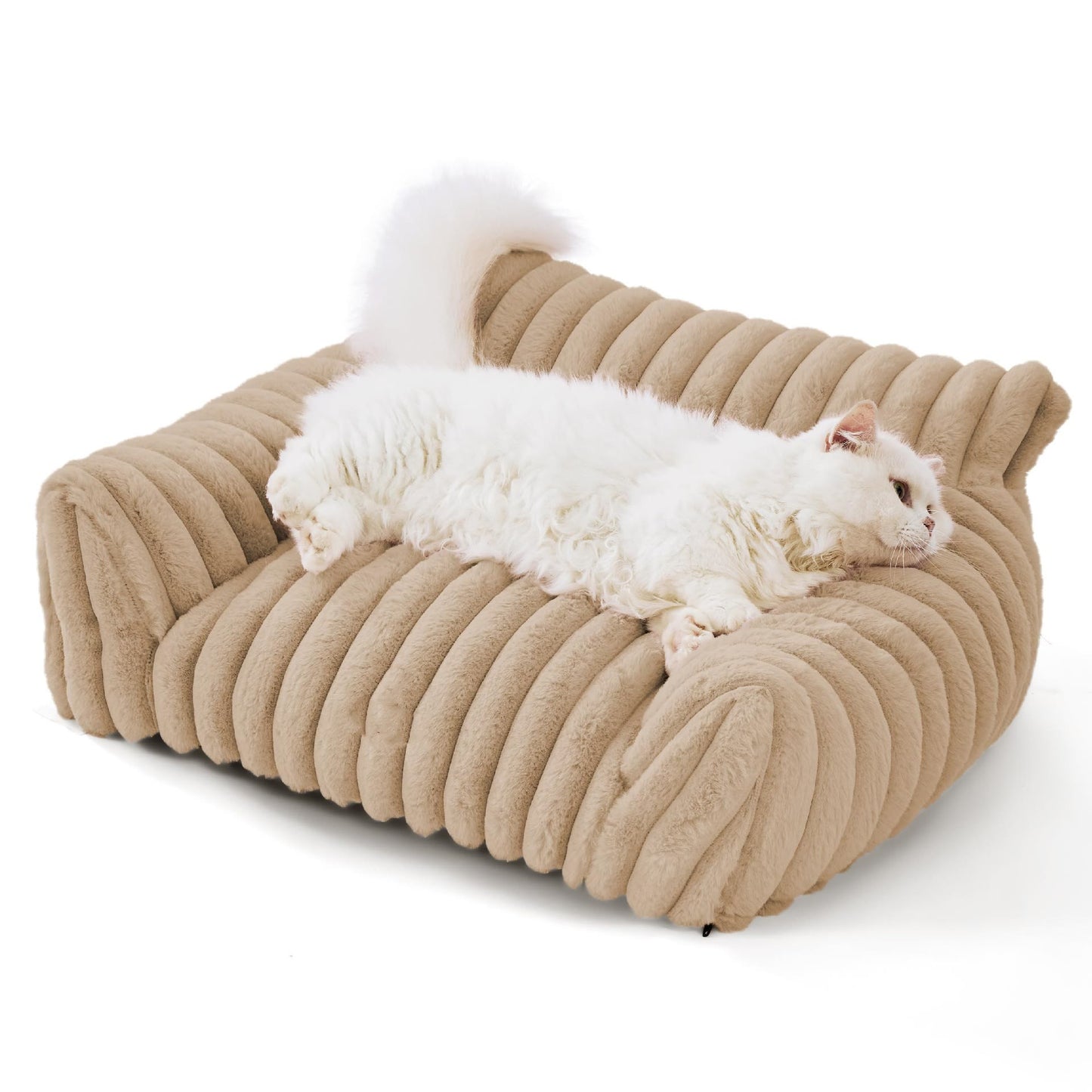 Canapé-lit luxueux et moelleux pour animaux de compagnie