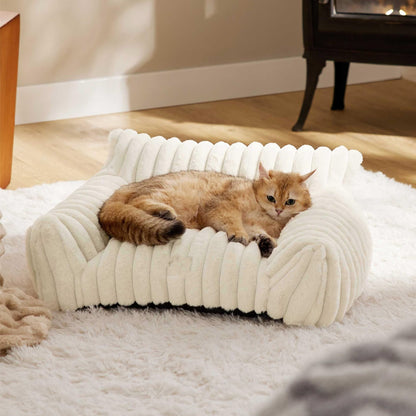 Canapé-lit luxueux et moelleux pour animaux de compagnie