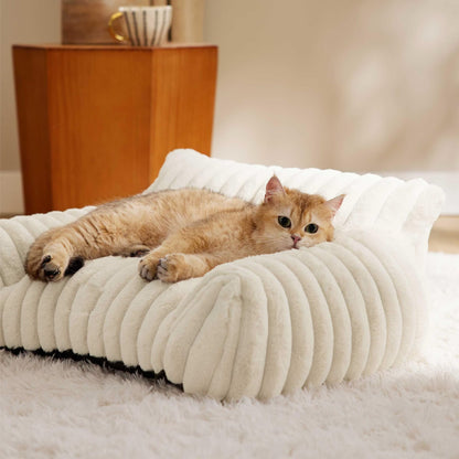 Canapé-lit luxueux et moelleux pour animaux de compagnie
