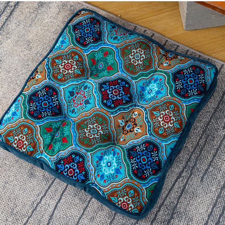 Coussin de chaise de sol marocain avec attaches