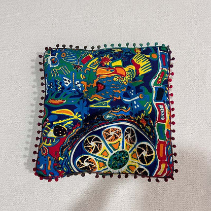 Coussin d'assise exotique, carré et moelleux