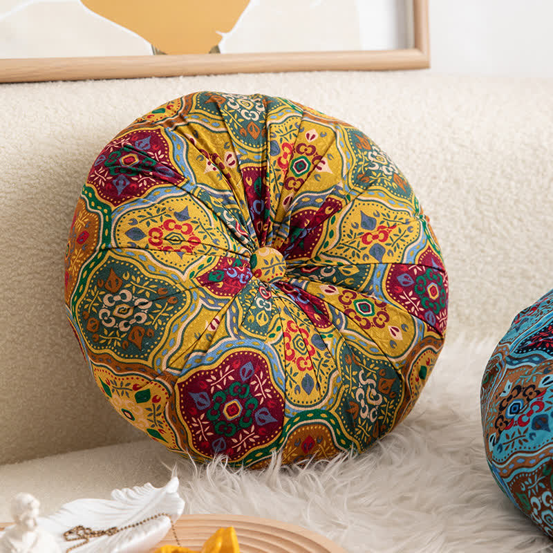Coussin de chaise de sol moelleux pour fenêtres de style bohème