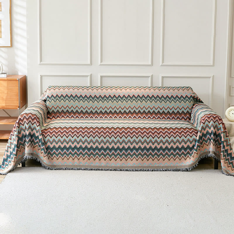 Housse de canapé de style ethnique bohème