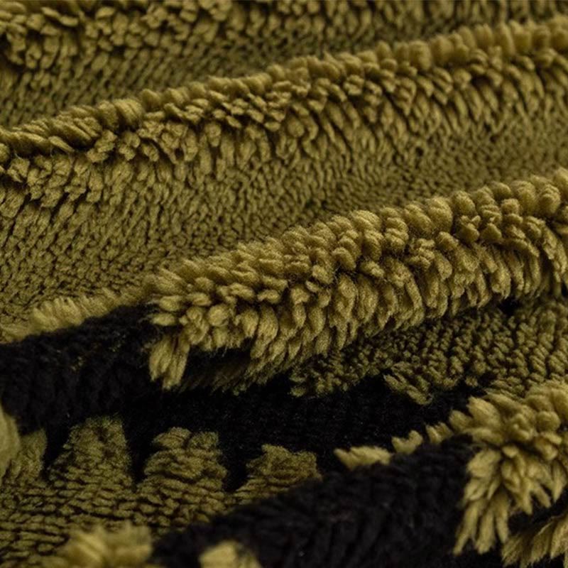 Housse de canapé en chenille épaisse et douce à rayures
