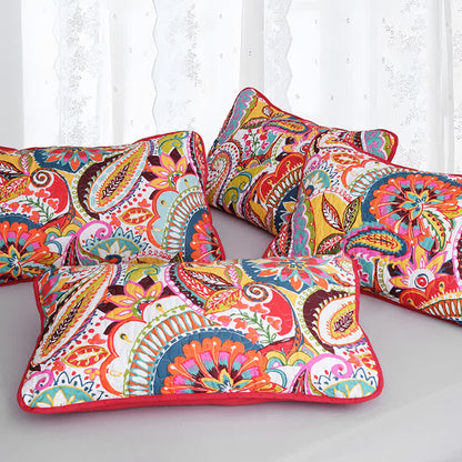 Parure de lit matelassée élégante de style bohème (3 pièces)