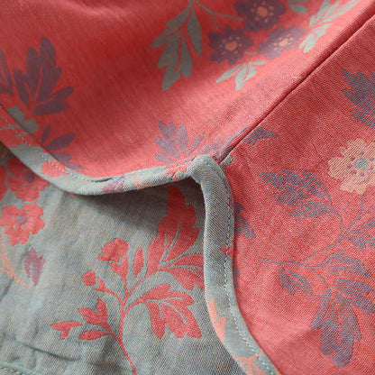 Ensemble pyjama col rond jacquard teint en fil