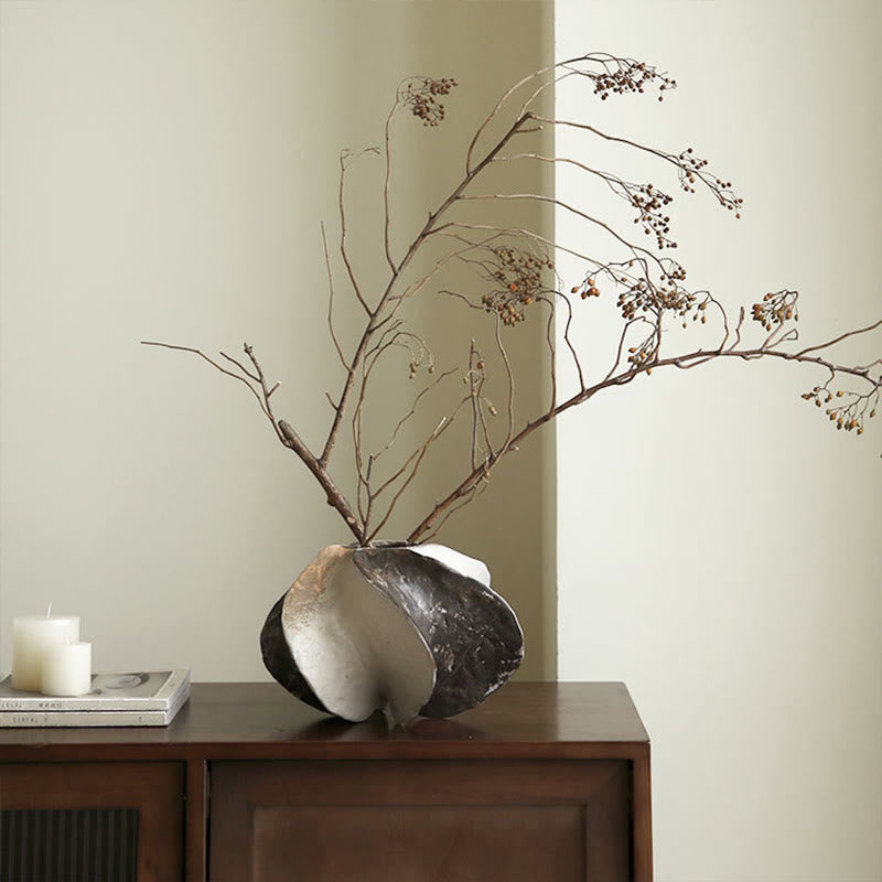 Vase artistique peint à la main, ornement décoratif