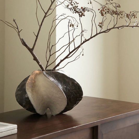 Vase artistique peint à la main, ornement décoratif