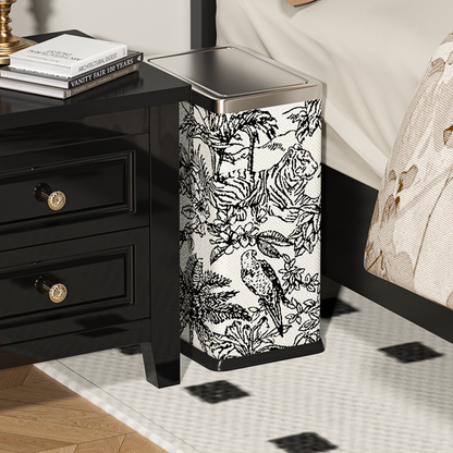 Poubelle rectangulaire Forest avec couvercle basculant