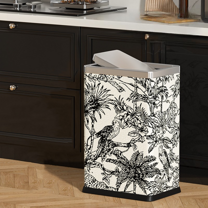 Poubelle rectangulaire Forest avec couvercle basculant