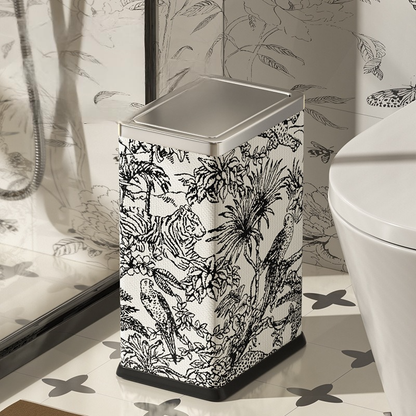 Poubelle rectangulaire Forest avec couvercle basculant