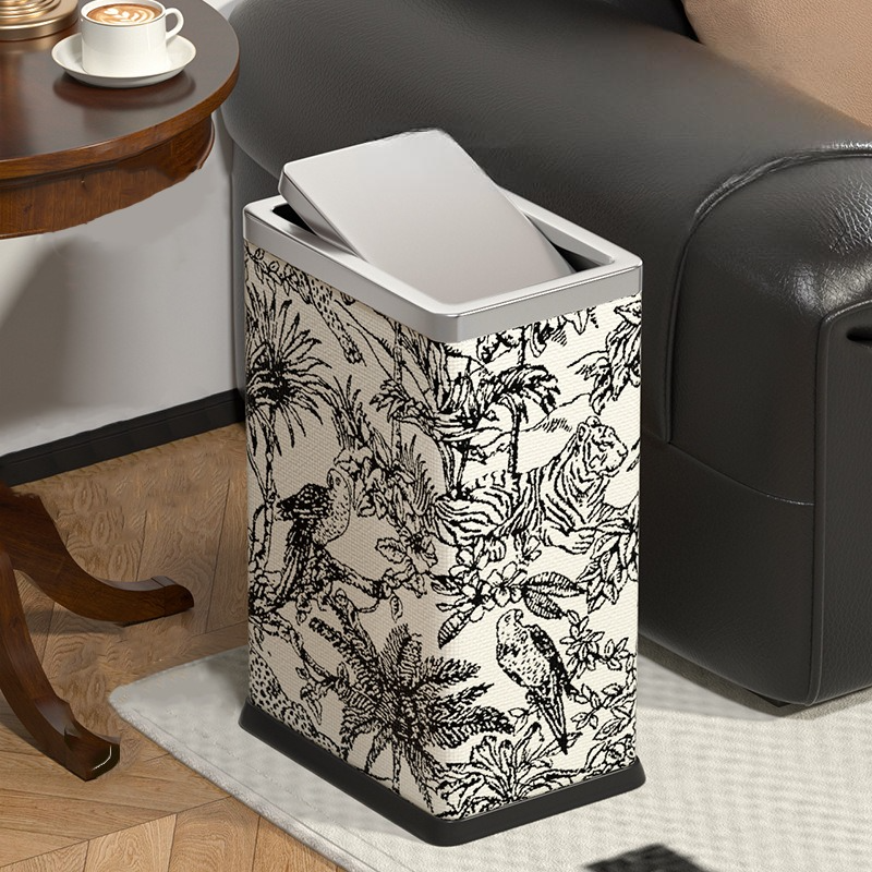 Poubelle rectangulaire Forest avec couvercle basculant