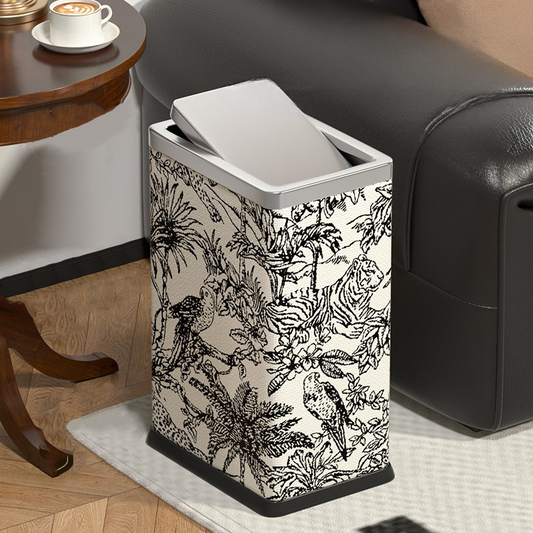 Poubelle rectangulaire Forest avec couvercle basculant