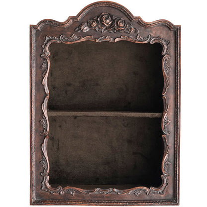 Armoire murale multicouche sculptée française de style rétro