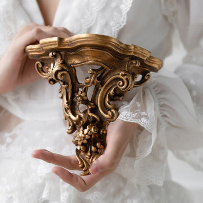 Étagère murale sculptée de style baroque rétro