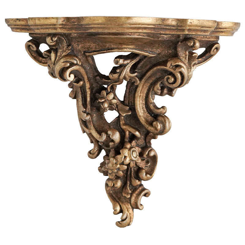 Étagère murale sculptée de style baroque rétro