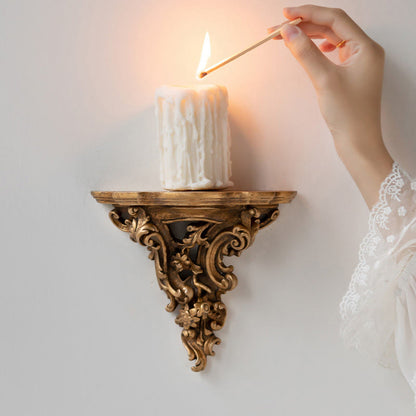 Étagère murale sculptée de style baroque rétro