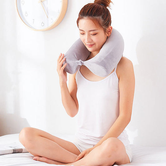 Oreiller de voyage polyvalent et pliable pour le cou