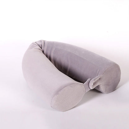 Oreiller de voyage polyvalent et pliable pour le cou
