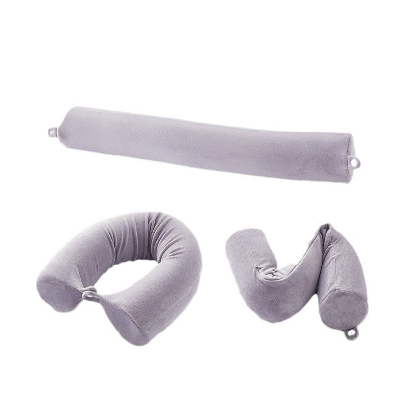 Oreiller de voyage polyvalent et pliable pour le cou