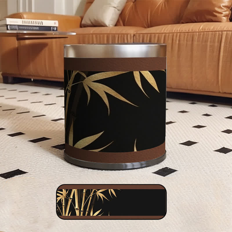 Poubelle rurale luxueuse en bambou