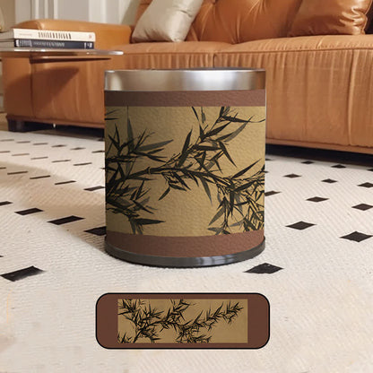 Poubelle rurale luxueuse en bambou