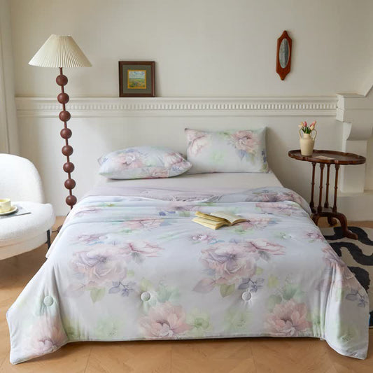 Couette légère et rafraîchissante « Fleur en fleurs »