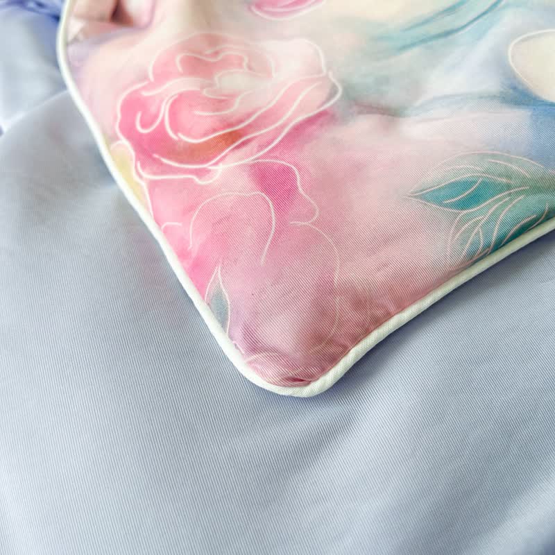 Couverture rafraîchissante confortable « Blooming Flower World »