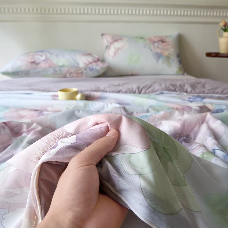 Couette légère et rafraîchissante « Fleur en fleurs »