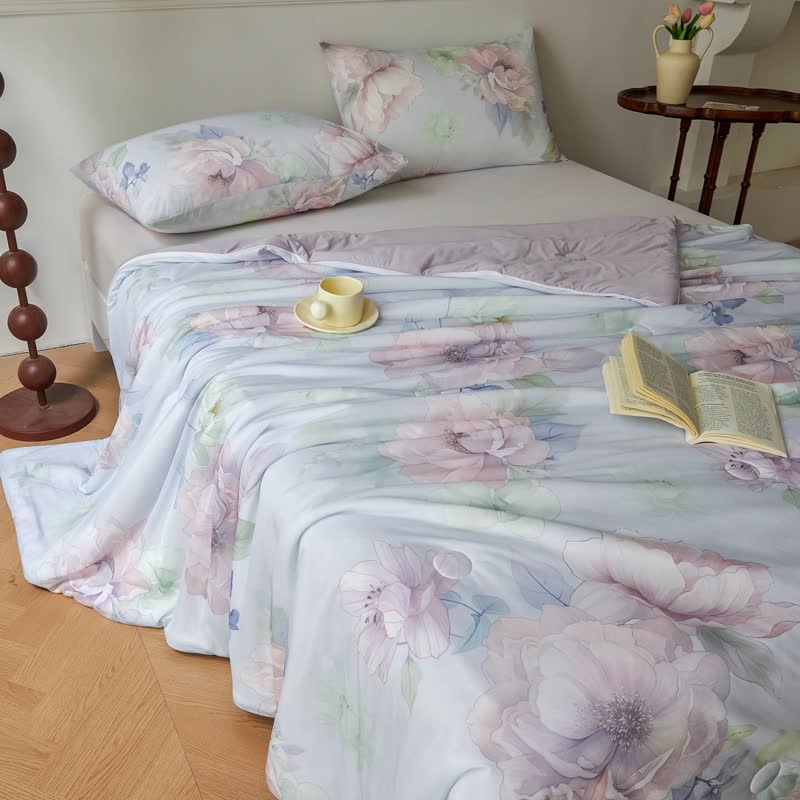 Couette légère et rafraîchissante « Fleur en fleurs »