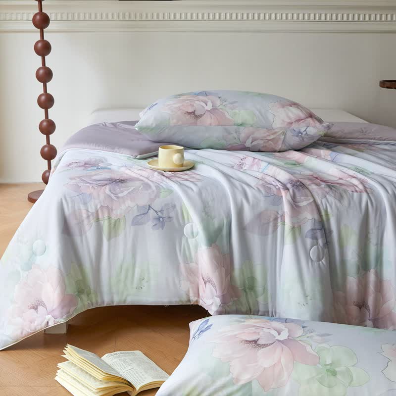 Couette légère et rafraîchissante « Fleur en fleurs »
